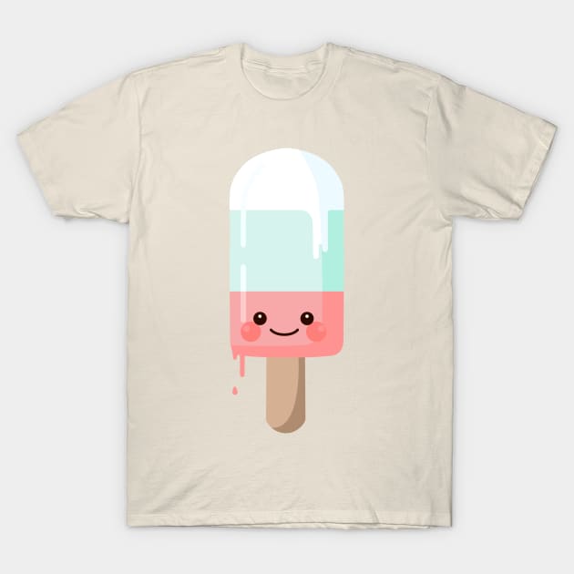 Kawaii melting popsicle T-Shirt by EuGeniaArt